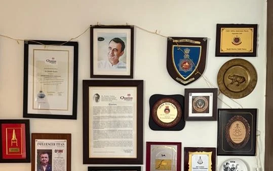 Awards and recognition display