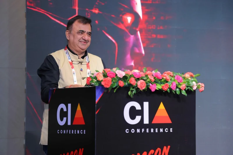 Rakshit Tandon speaking at the CIA Conference